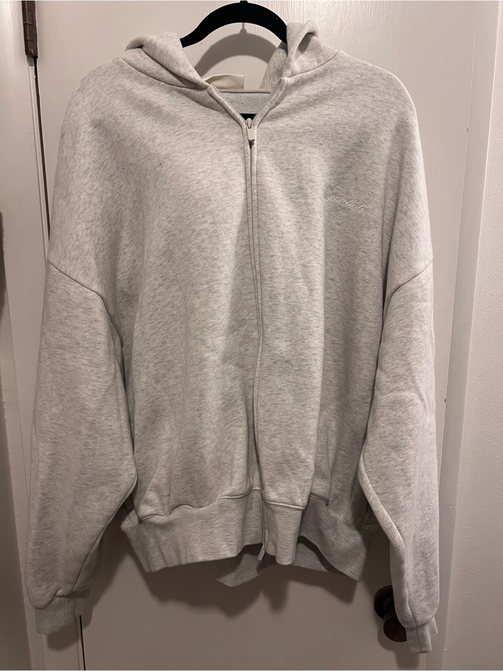 Essentials Fear of God Zip Up Hoodie